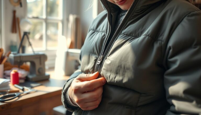 jak naprawić zamek w kurtce